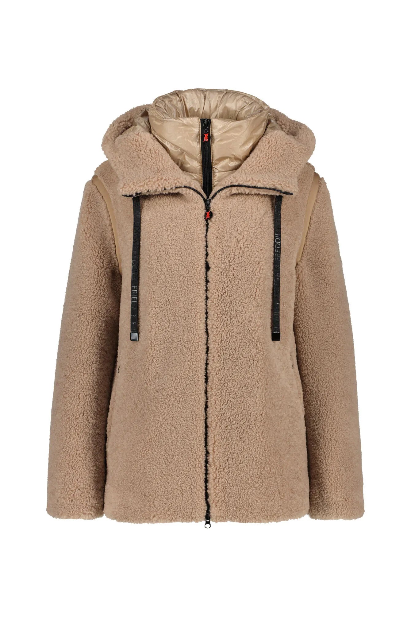 Teddyjacke mit Steppeinsatz