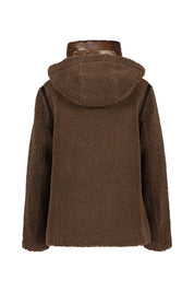 Teddyjacke mit Steppeinsatz