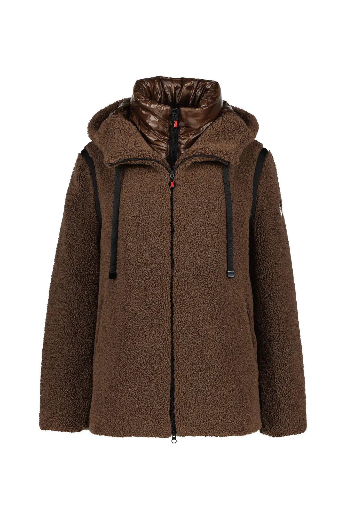 Teddyjacke mit Steppeinsatz