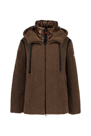 Teddyjacke mit Steppeinsatz