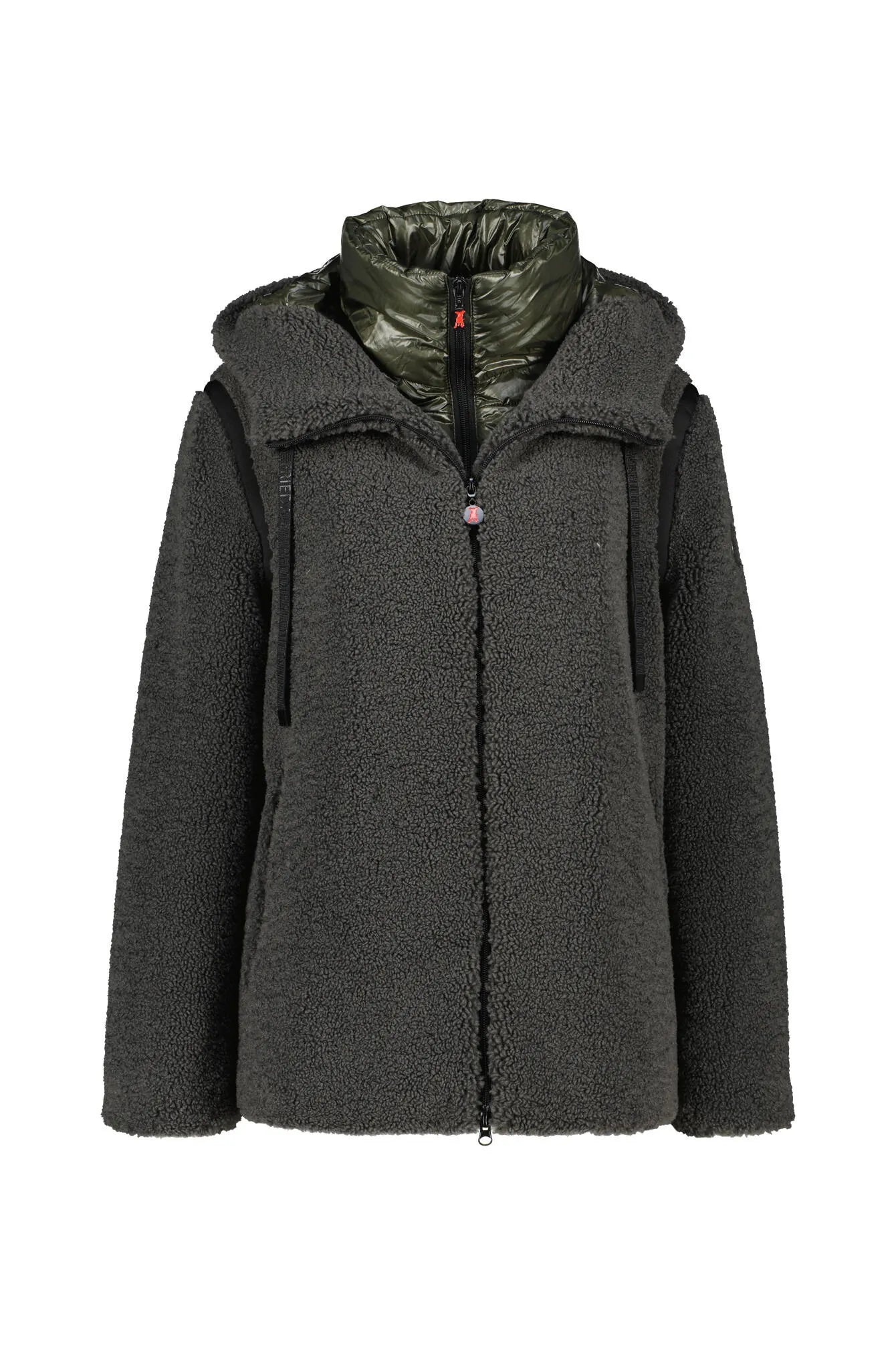 Teddyjacke mit Steppeinsatz