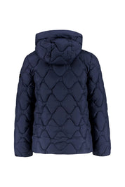 Steppjacke mit Kapuze