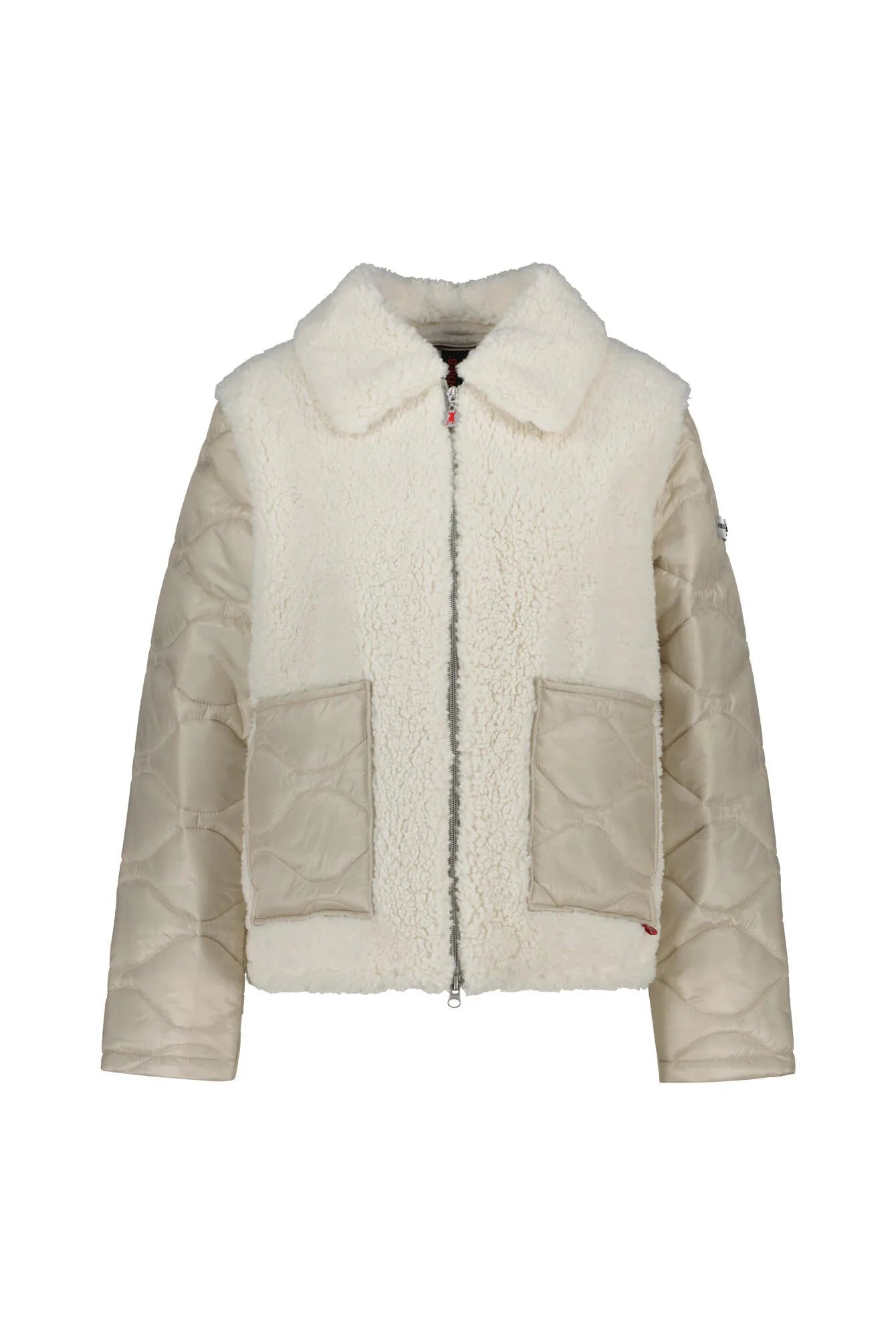 Übergangsjacke mit aufliegendem Kragen
