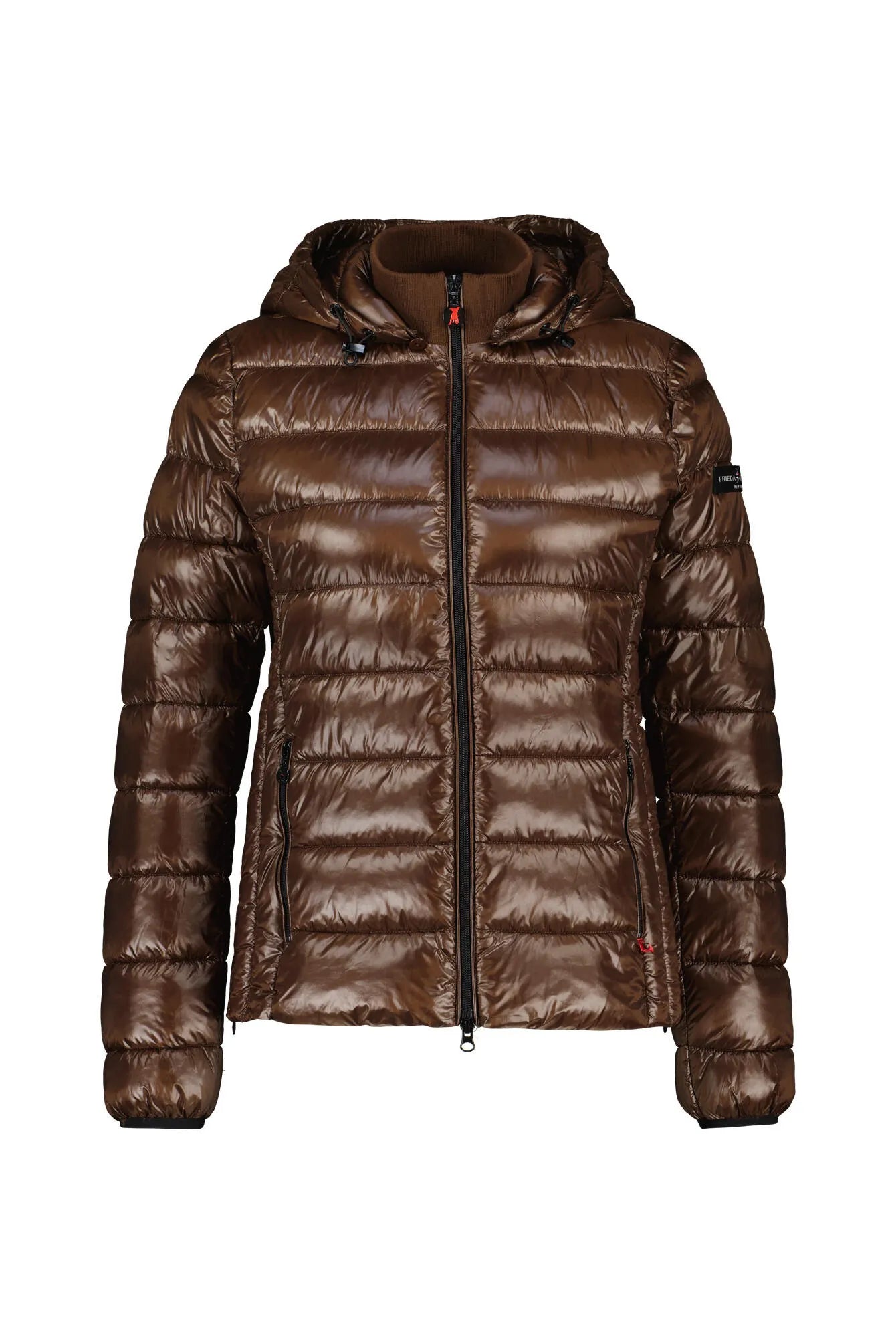 Steppjacke mit abnehmbarer Kapuze