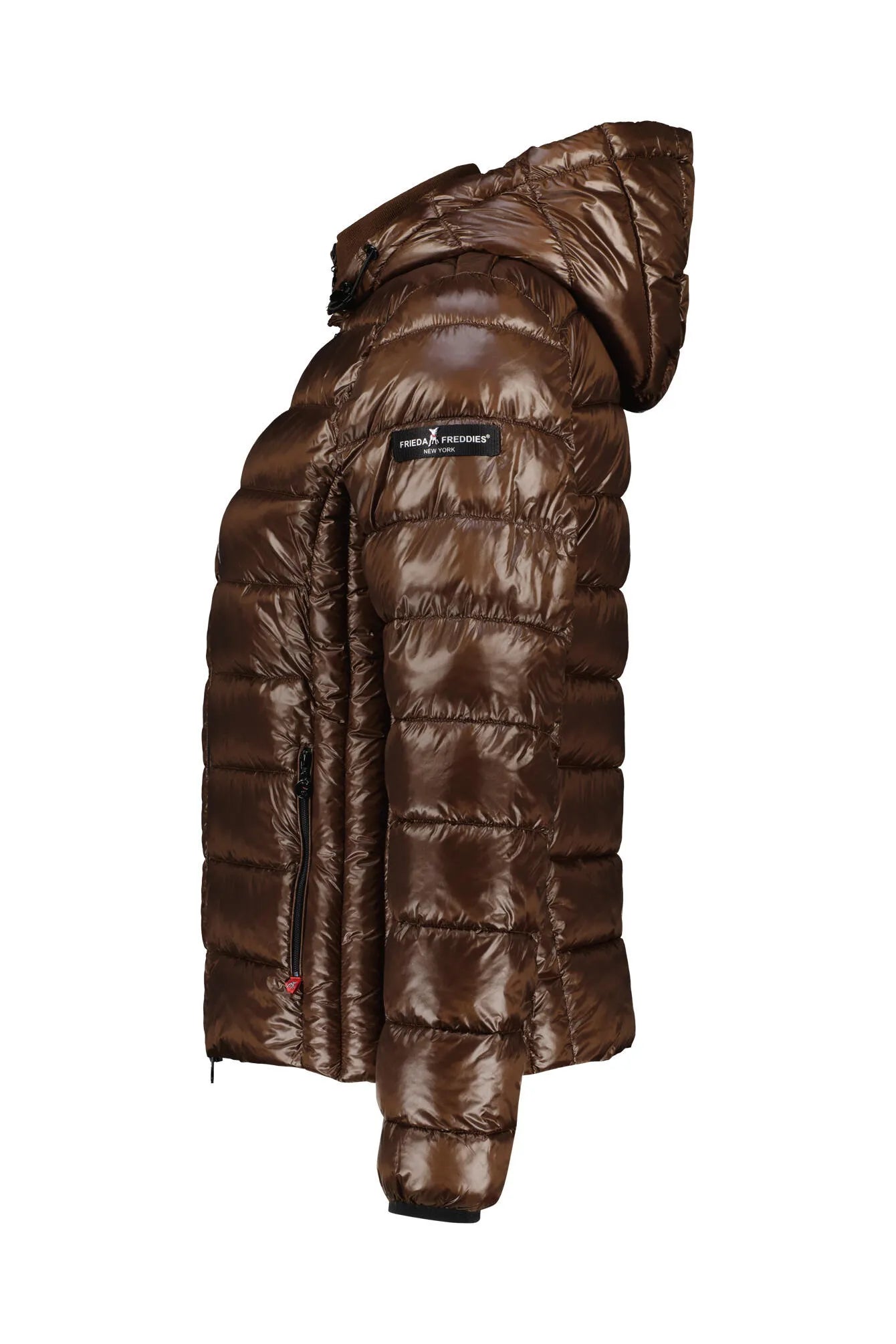 Steppjacke mit abnehmbarer Kapuze
