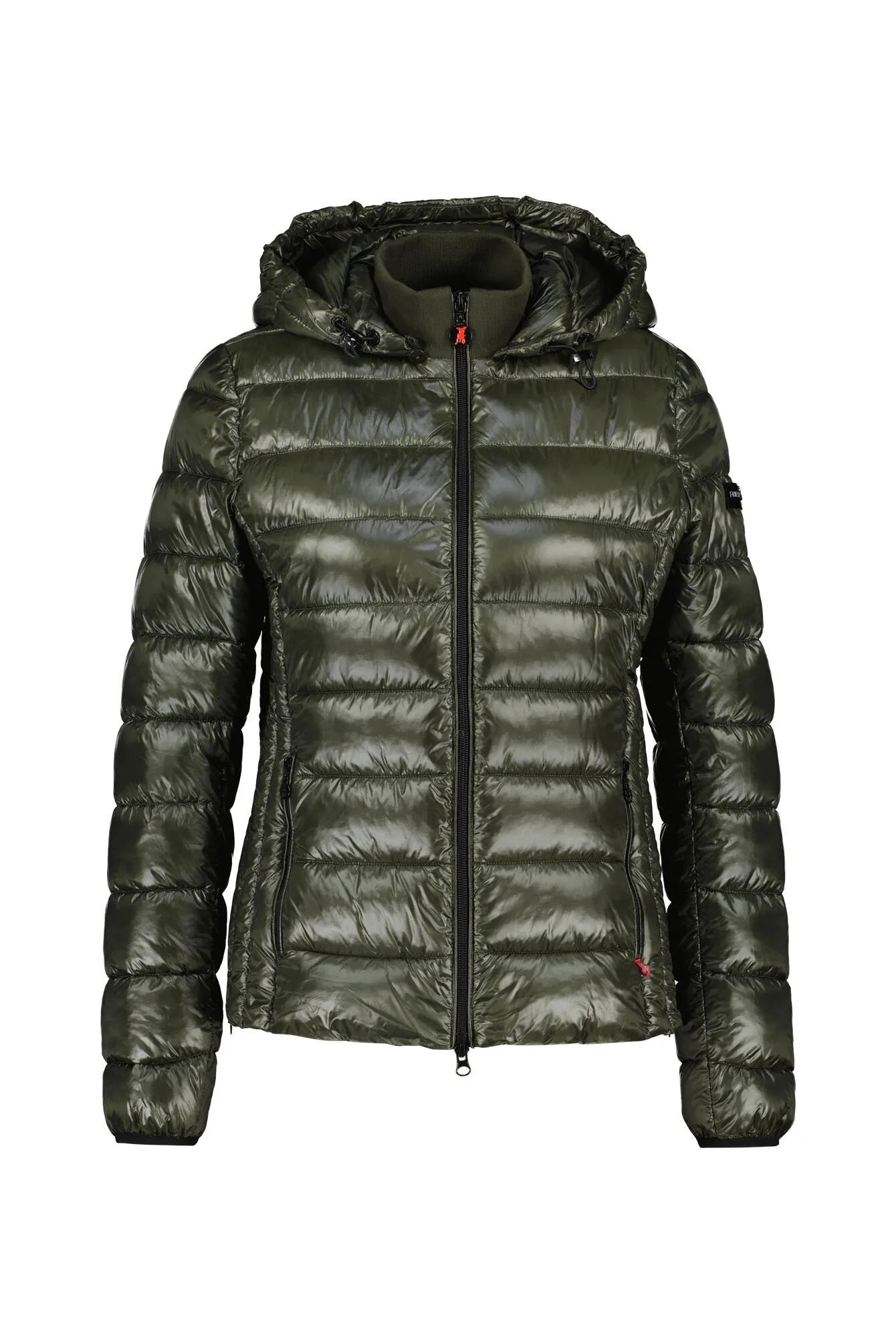 Steppjacke mit abnehmbarer Kapuze