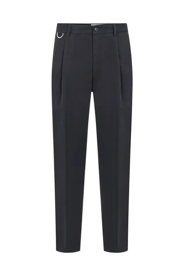 Hose mit D-Ring Detail in Baumwoll-Twill