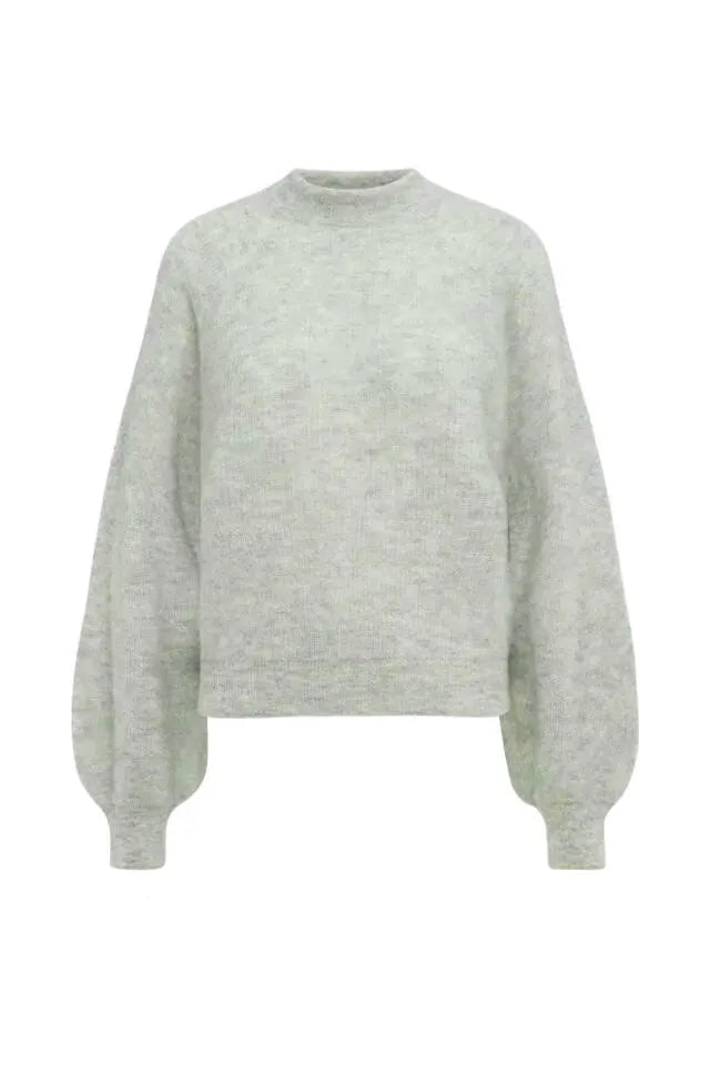 Pullover LARELYA mit Ballonärmeln aus  Alpaka-Mix
