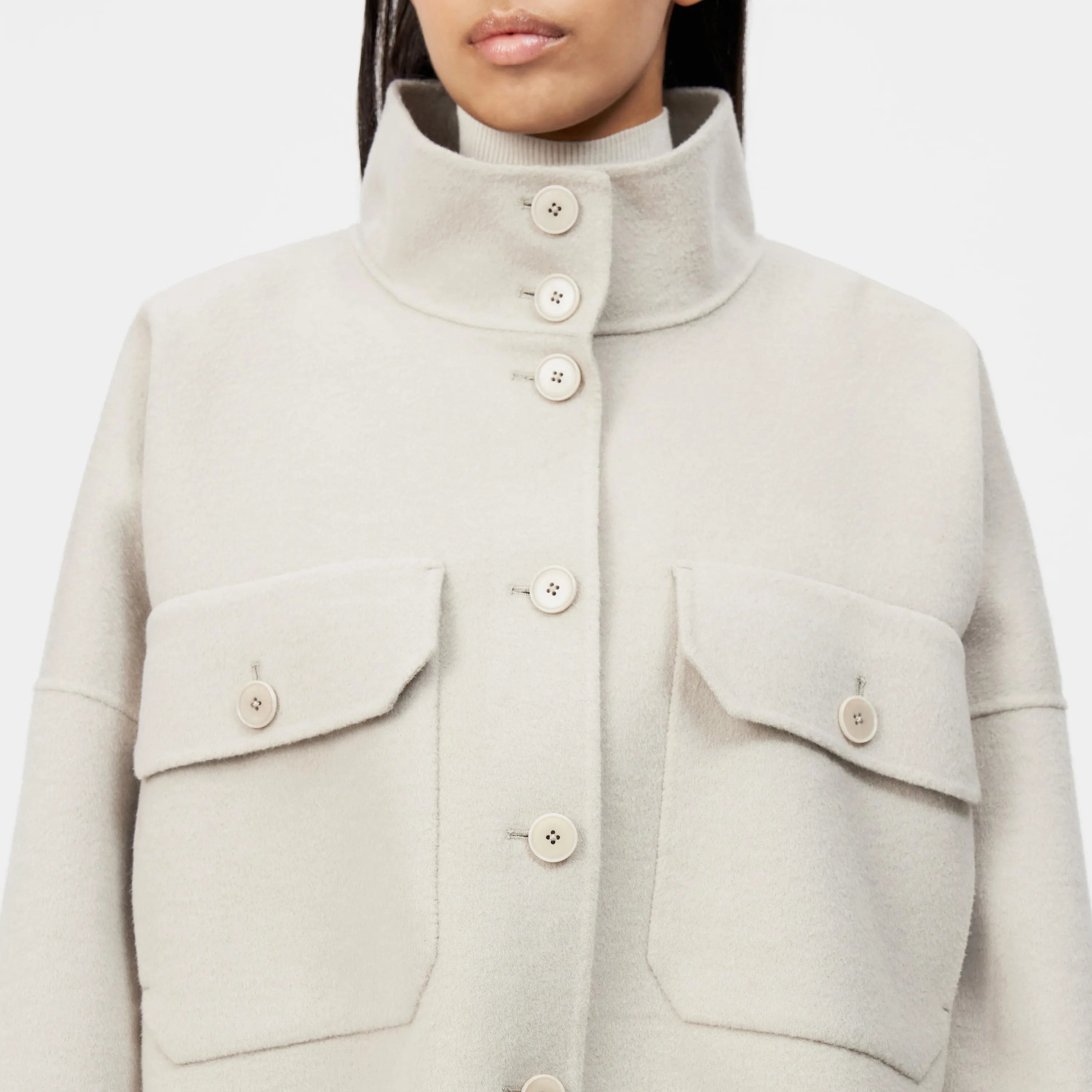 Wolljacke ARKLOW mit Stehkragen
