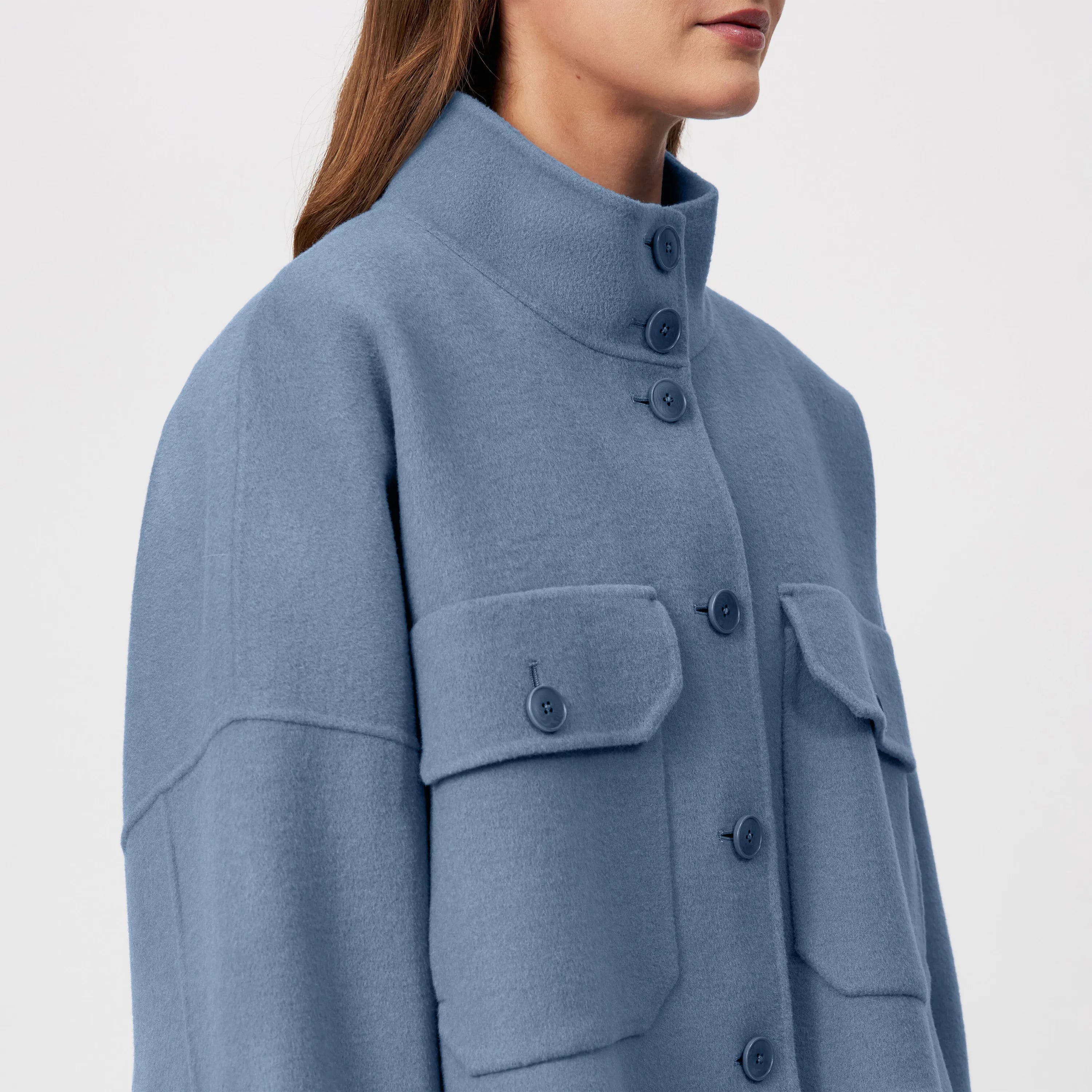 Wolljacke ARKLOW mit Stehkragen