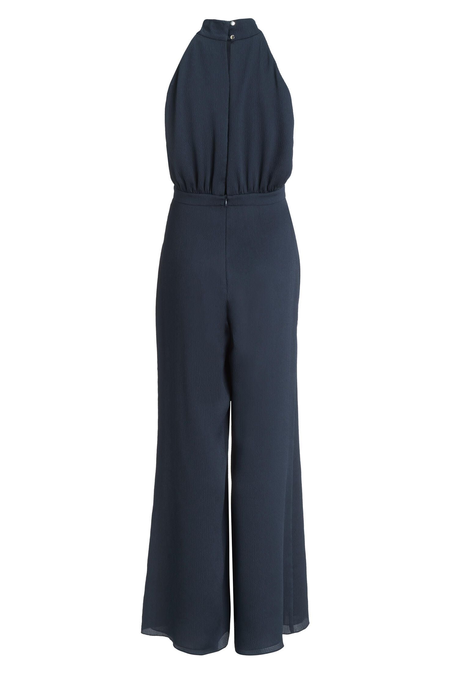 Satin-Jumpsuit mit Schluppe