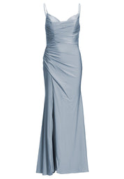Abendkleid Maxi feinen Raffungen