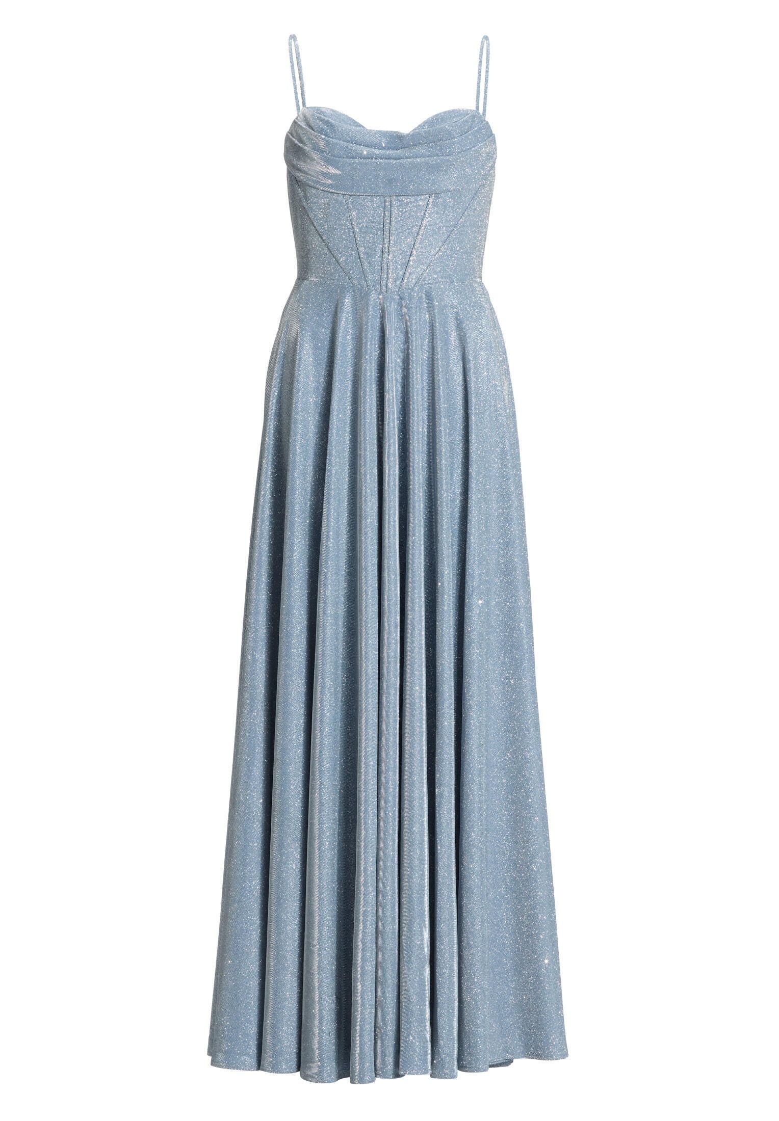 Abendkleid Maxi mit Drapierung