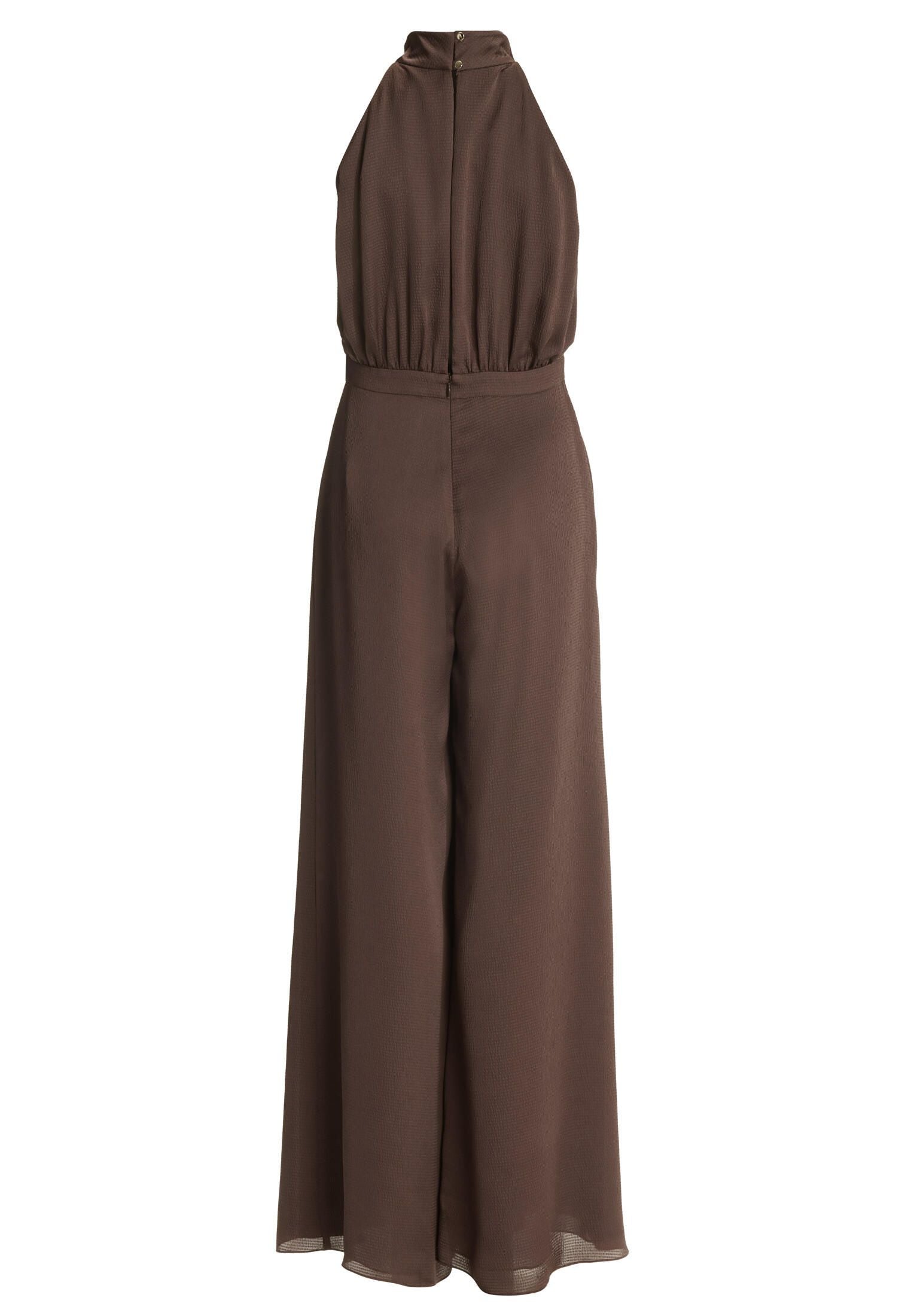Satin-Jumpsuit mit Schluppe