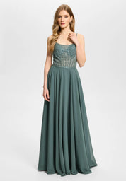Abendkleid Maxi mit Pailletten
