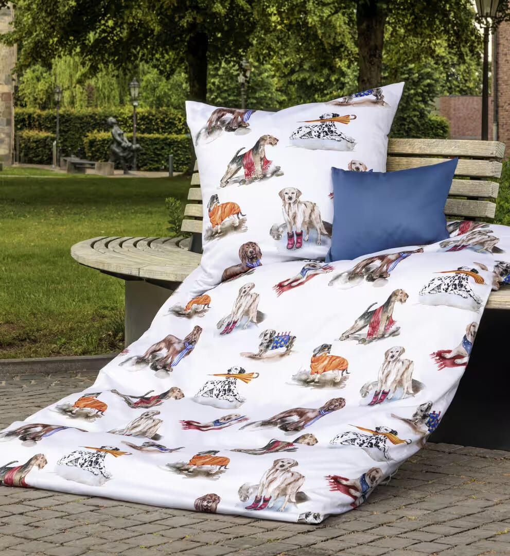 Bettwäsche MODERN ART aus Mako-Satin