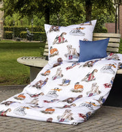 Bettwäsche MODERN ART aus Mako-Satin