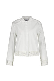 Bluse aus Baumwollmix