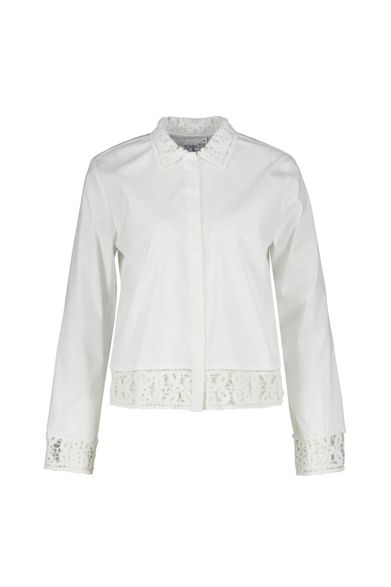 Bluse aus Baumwollmix