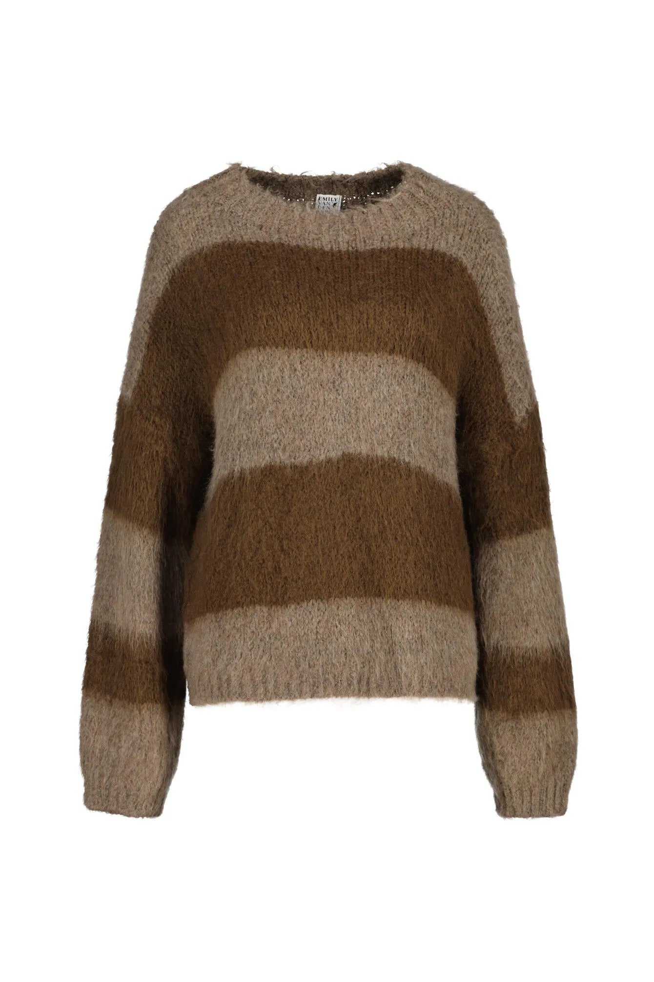 Strickpullover gestreift