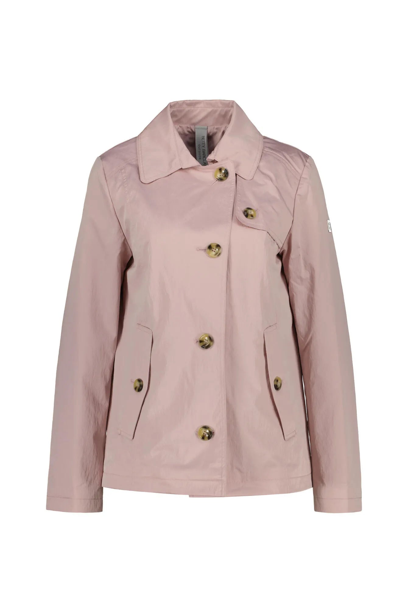 Übergangsjacke mit aufliegendem Kragen