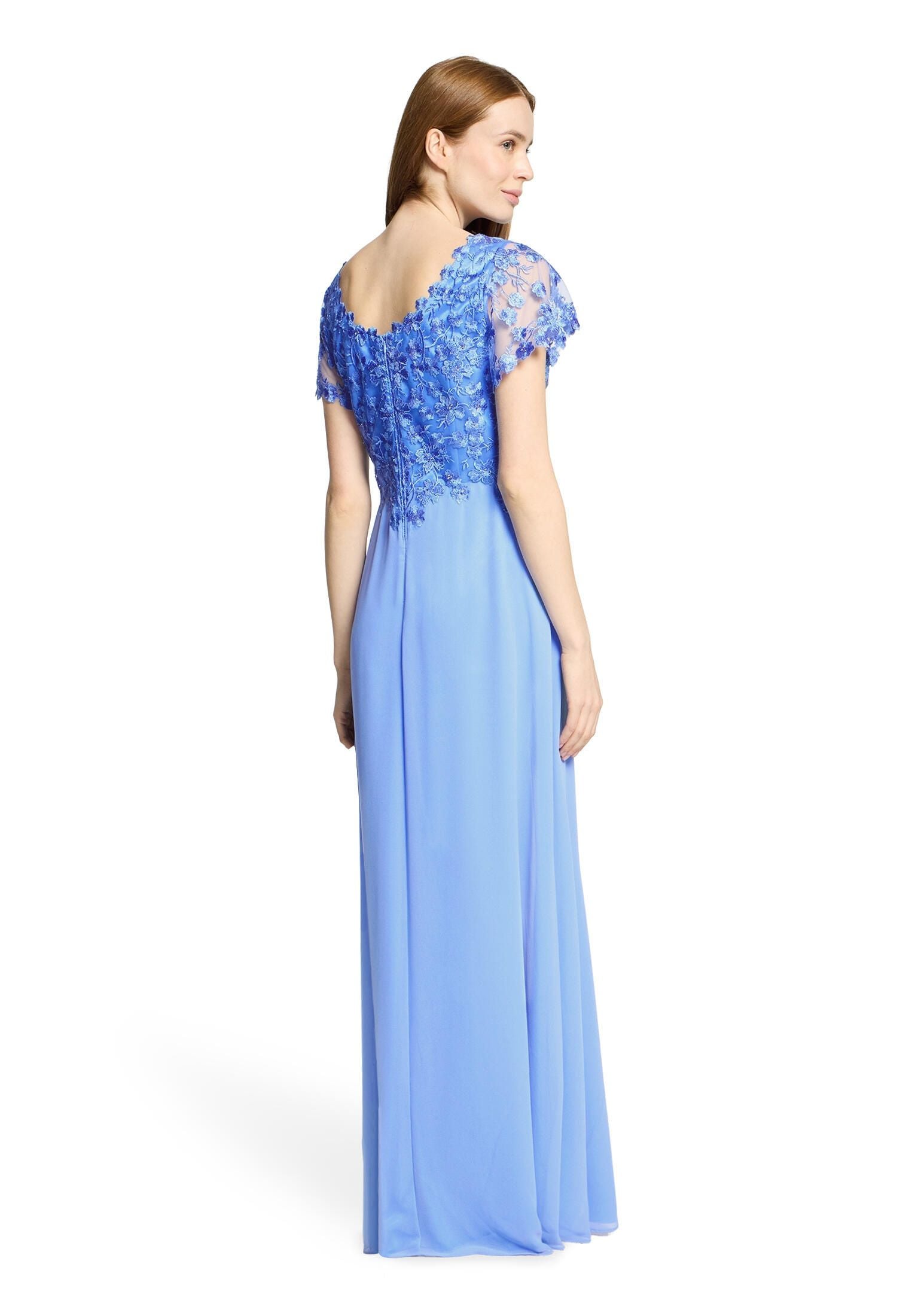 Abendkleid mit Spitzenstickerei