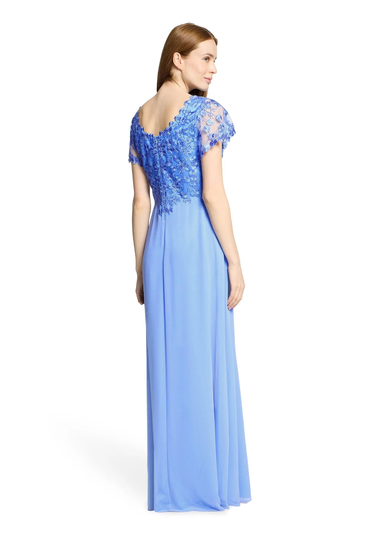 Abendkleid mit Spitzenstickerei