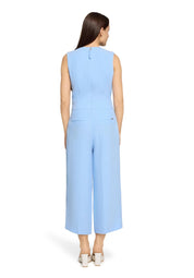 Jumpsuit mit Wasserfall-Ausschnitt