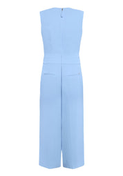 Jumpsuit mit Wasserfall-Ausschnitt