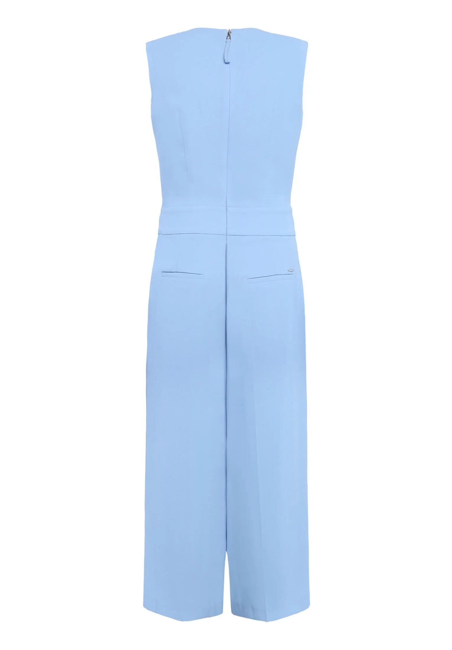 Jumpsuit mit Wasserfall-Ausschnitt