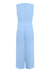 Jumpsuit mit Wasserfall-Ausschnitt