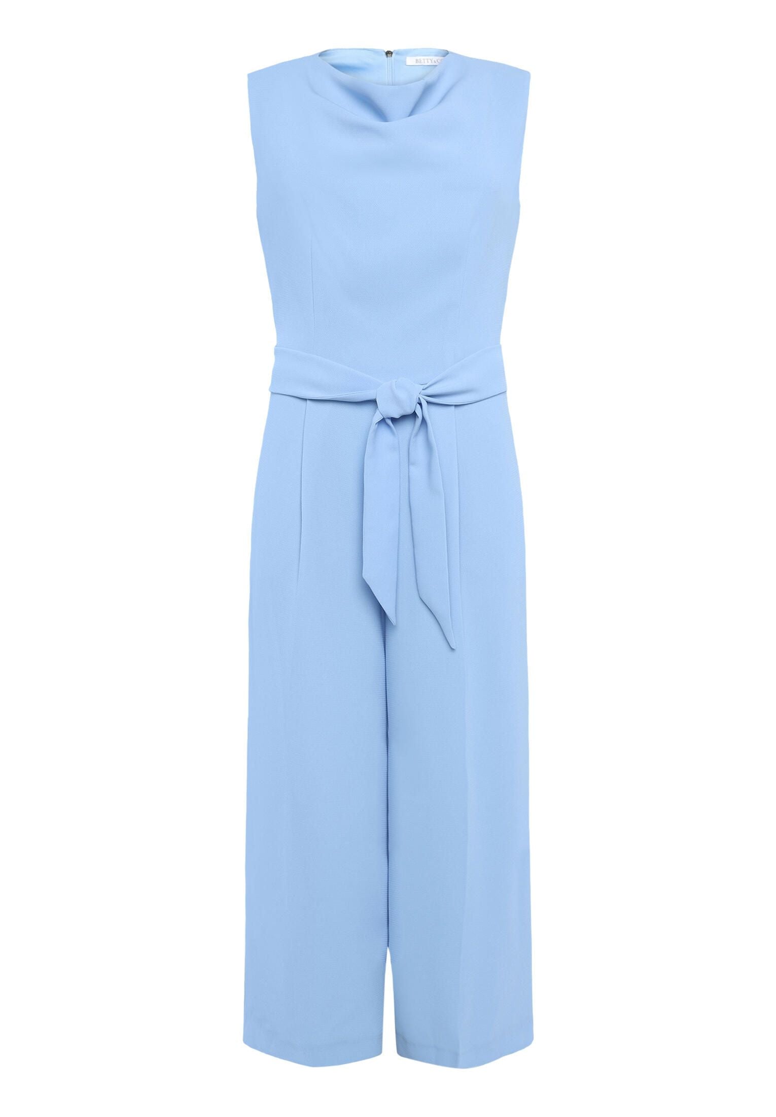 Jumpsuit mit Wasserfall-Ausschnitt