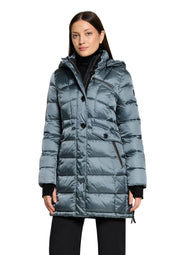 Winterjacke mit abnehmbarer Kapuze