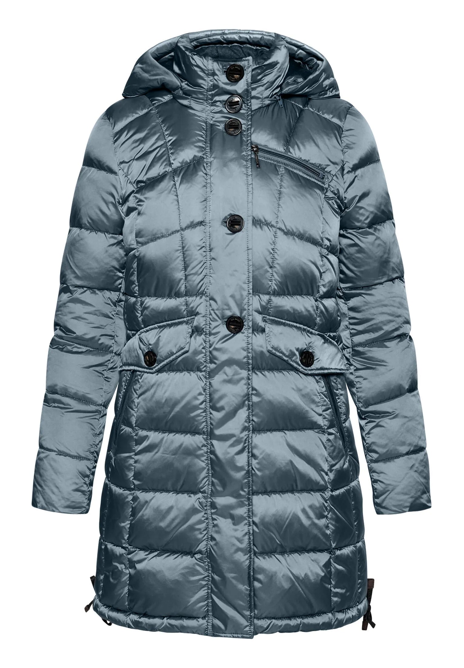Winterjacke mit abnehmbarer Kapuze