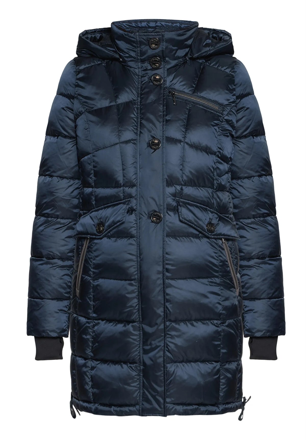 Winterjacke mit abnehmbarer Kapuze