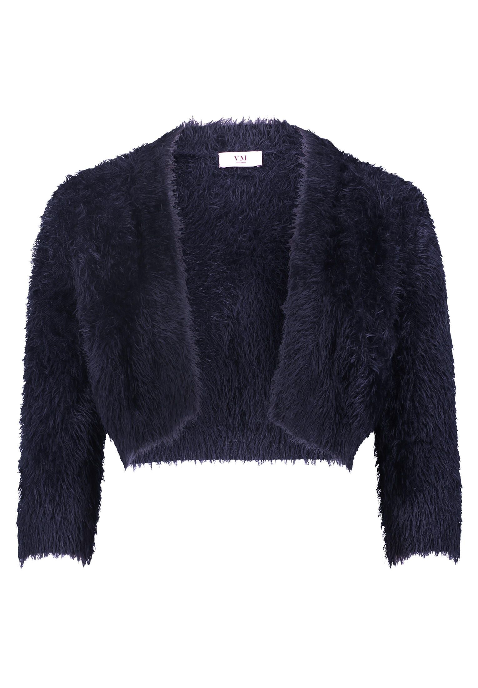 Strickbolero mit Dreiviertelarm