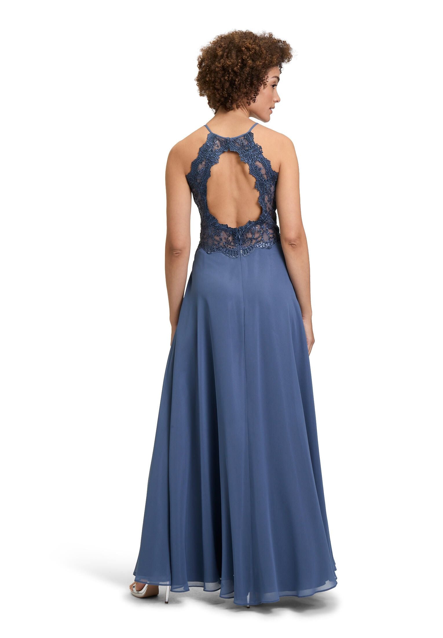 Abendkleid Maxi mit Spitzen-Details