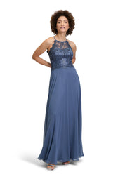 Abendkleid Maxi mit Spitzen-Details