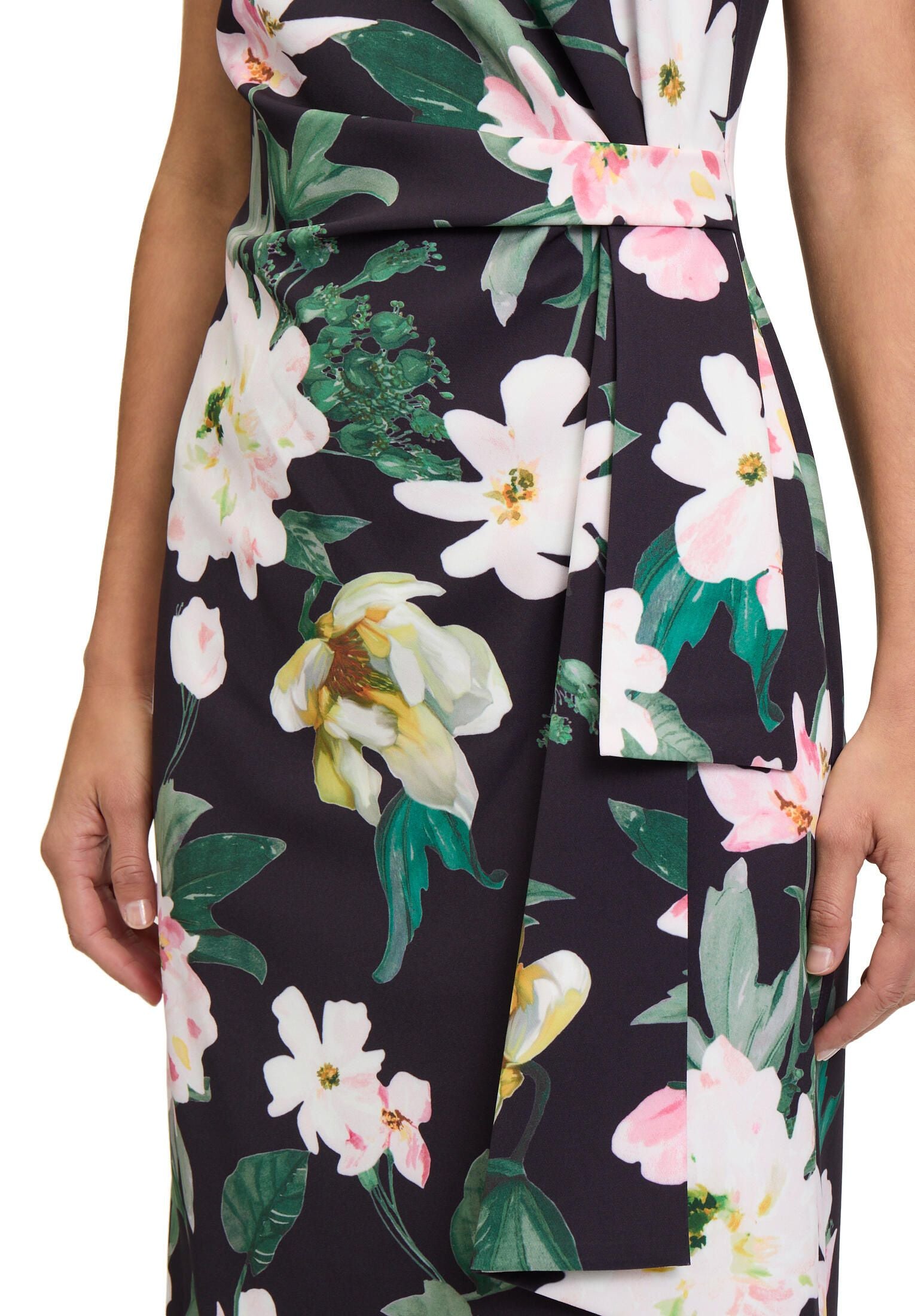 Cocktailkleid floral Midi