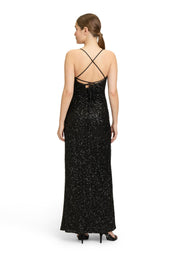 Abendkleid mit Pailletten