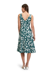 Cocktailkleid Midi gemustert