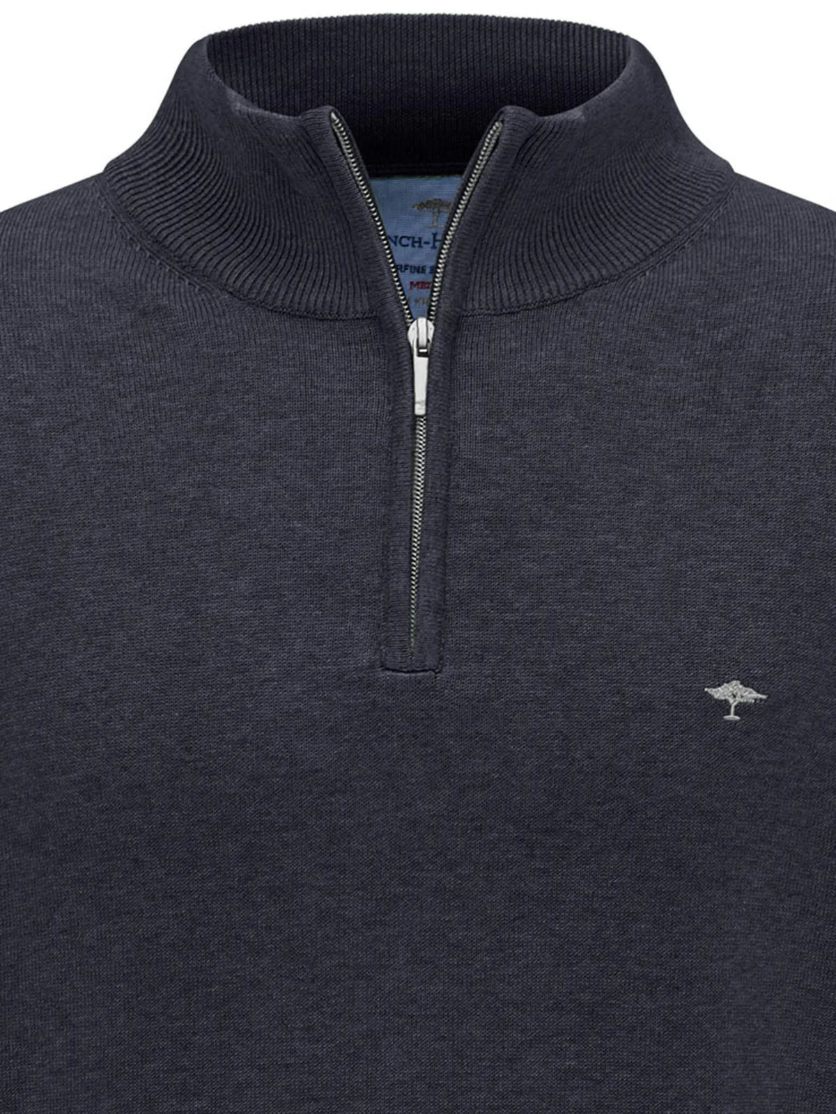 Pullover mit Zip Kragen