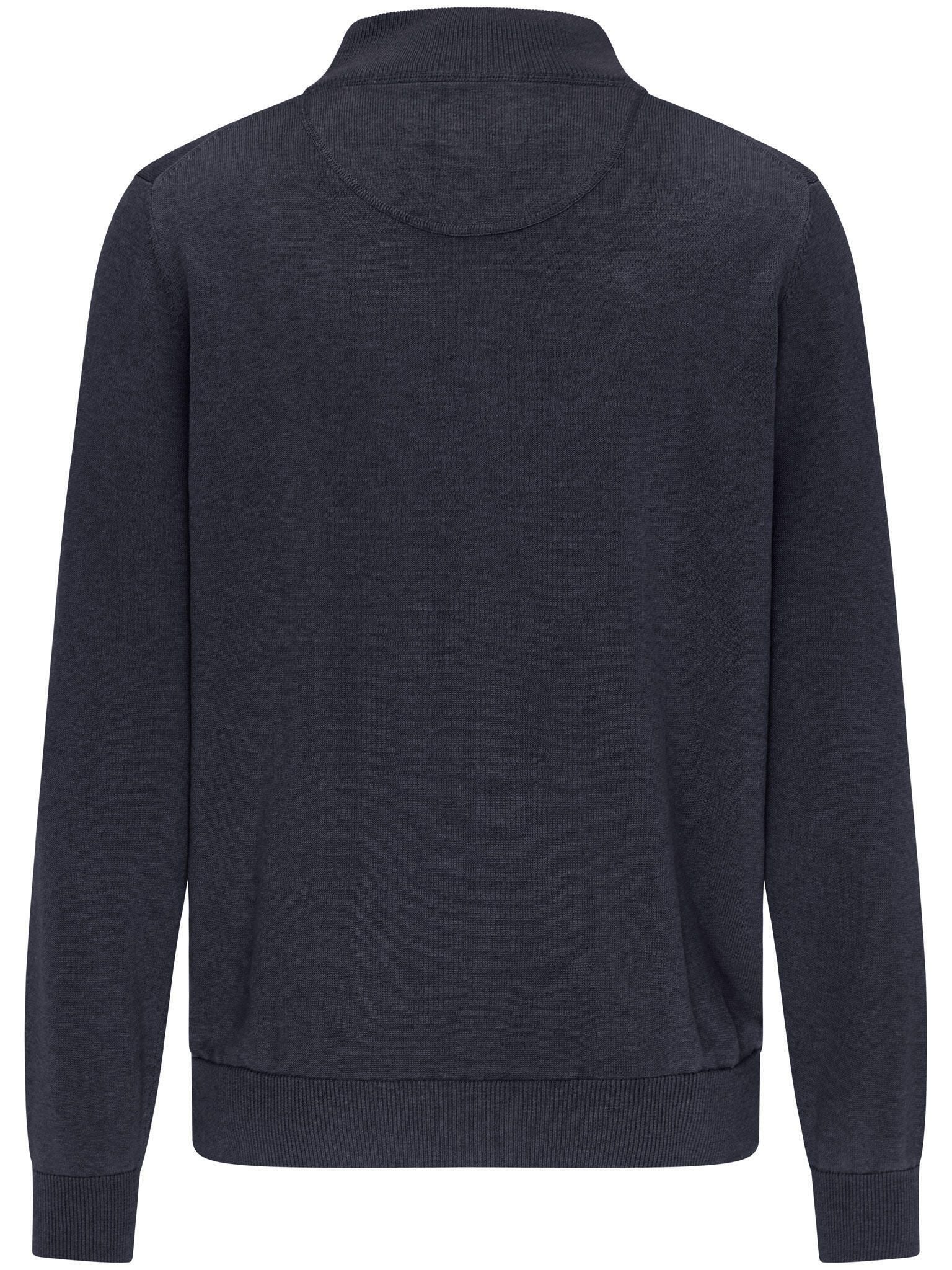 Pullover mit Zip Kragen