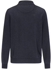 Pullover mit Zip Kragen