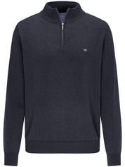 Pullover mit Zip Kragen