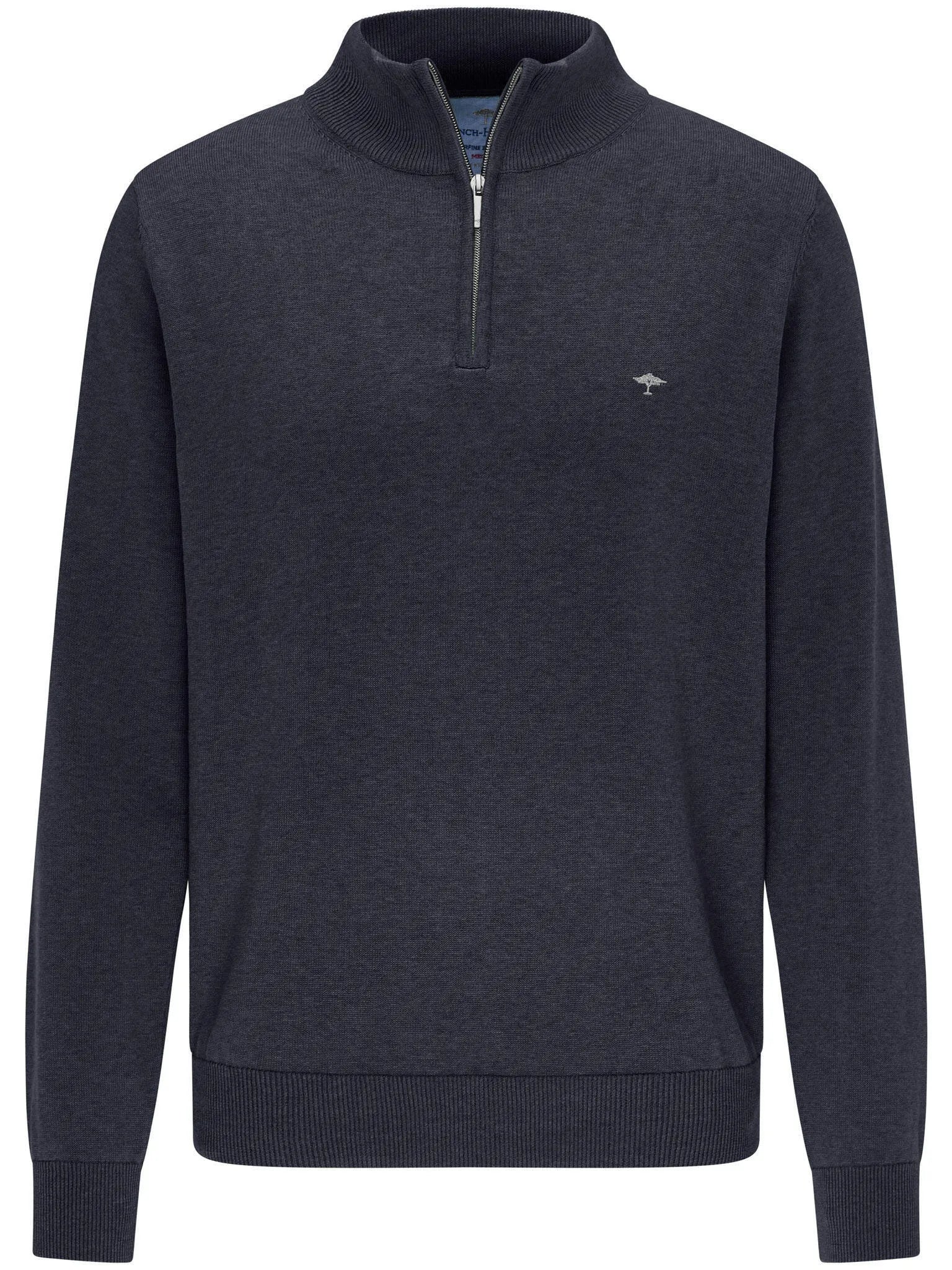 Pullover mit Zip Kragen