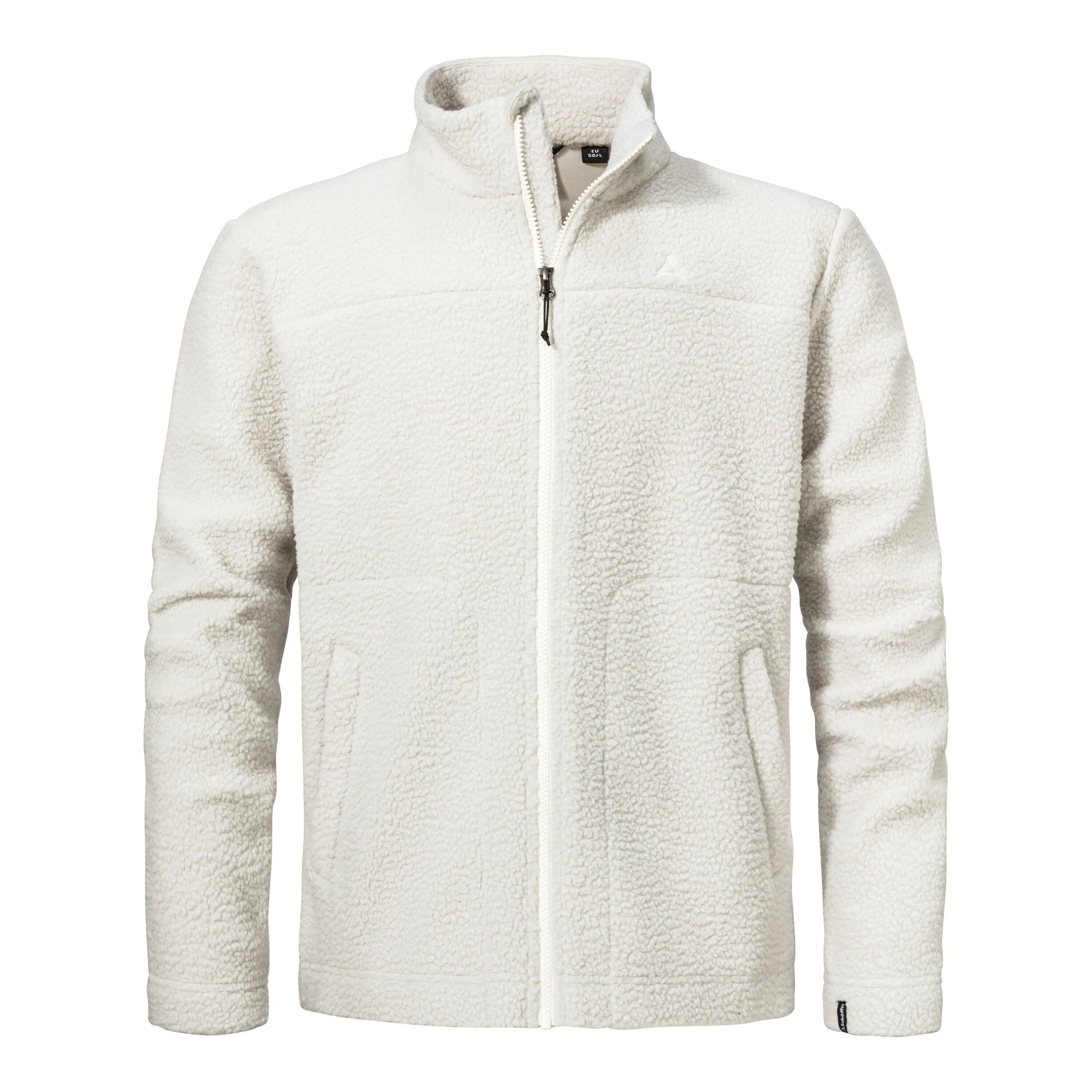 Fleecejacke mit Stehkragen in Teddy-Optik