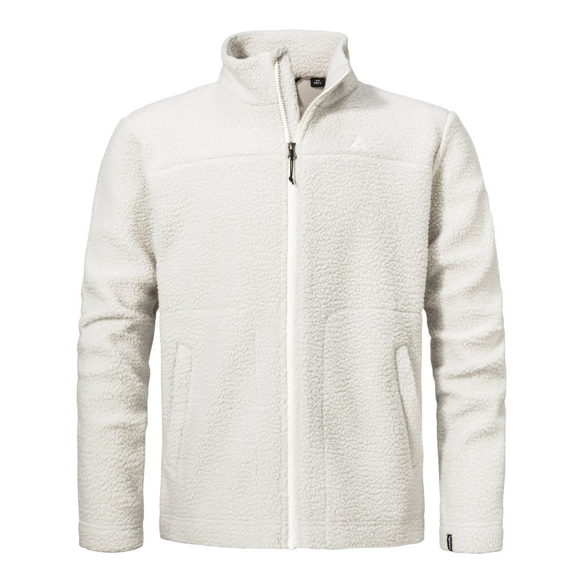 Fleecejacke mit Stehkragen in Teddy-Optik