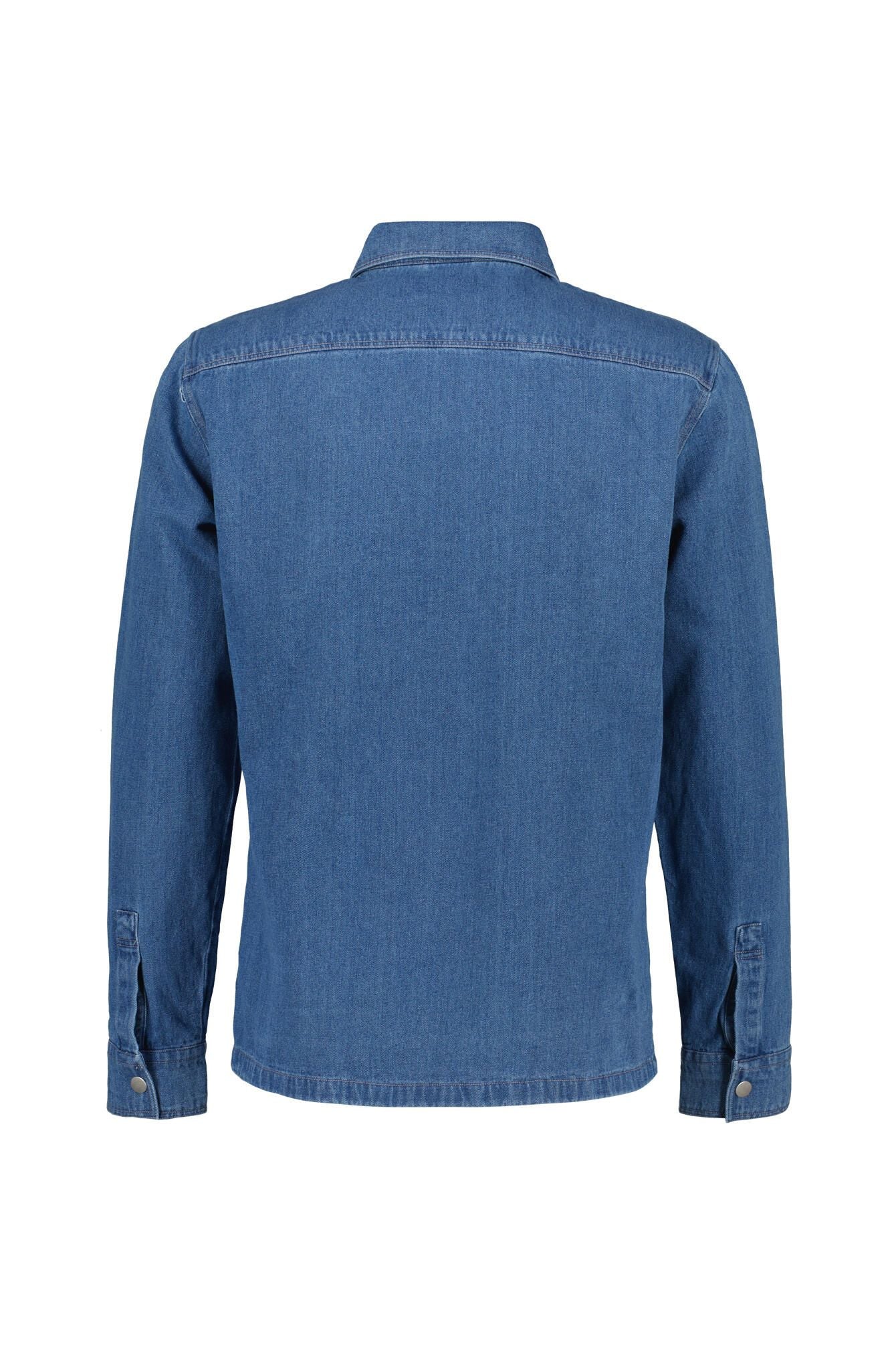 Jeans-Overshirt aus Baumwollmix