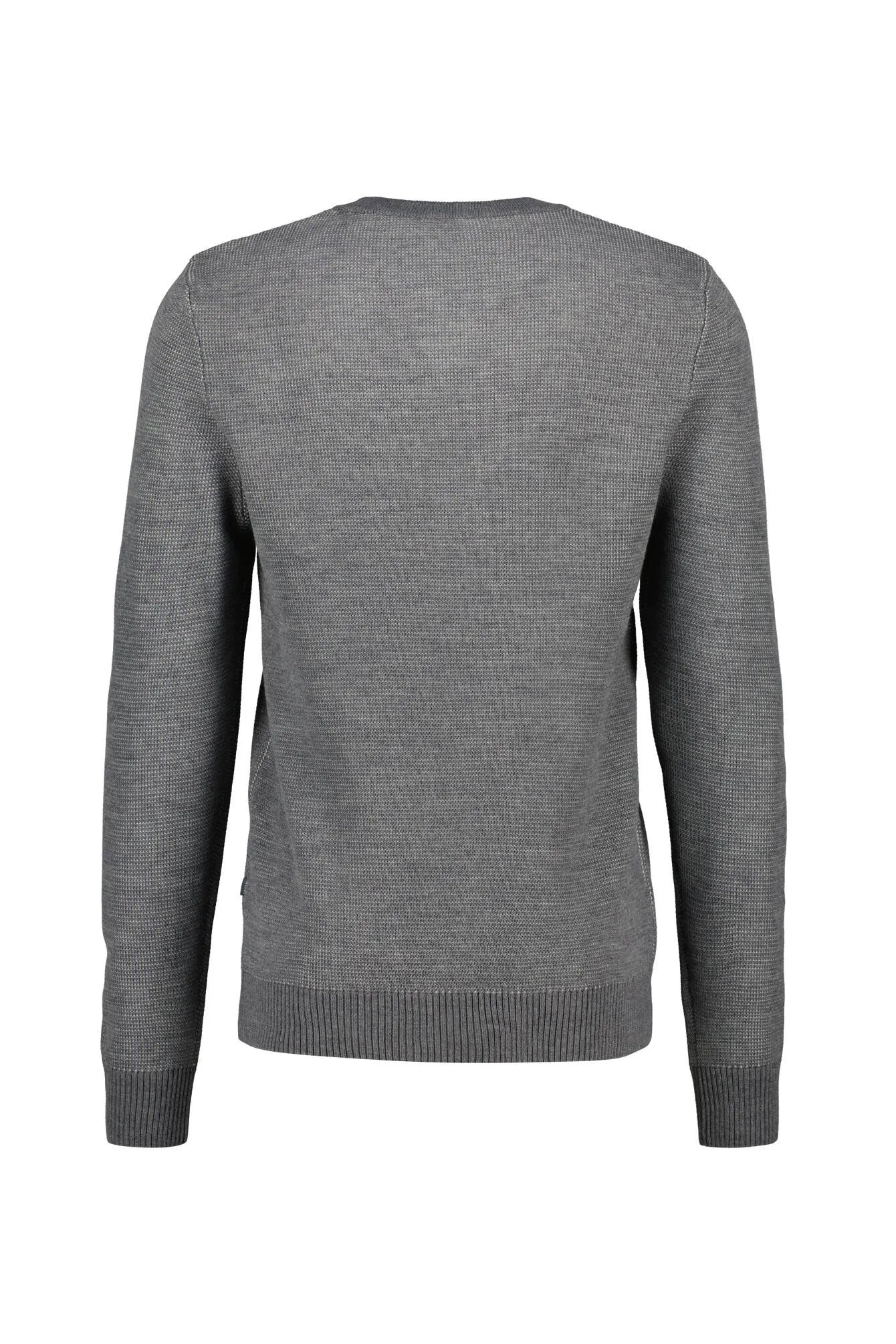 Strickpullover aus Wolle-Baumwolle-Mix